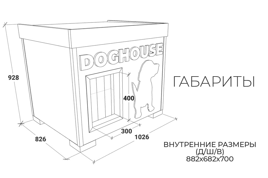 Будка для собаки, Своими руками, Чертежи, Схема, Подробно, Как сделать, Из дерева