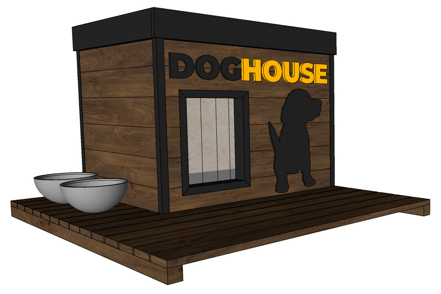 Будка для собаки, Своими руками, Чертежи, Схема, Подробно, Как сделать, Из дерева