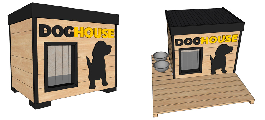 Будка для собаки, Своими руками, Чертежи, Схема, Подробно, Как сделать, Из дерева
