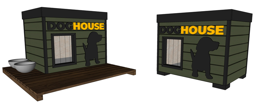 Будка для собаки, Своими руками, Чертежи, Схема, Подробно, Как сделать, Из дерева