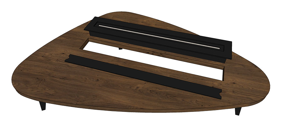 Стол, Биокамин, Чертежи, Схемы, Шаблоны, Своими руками, Заказать, Купить, Для гостиной