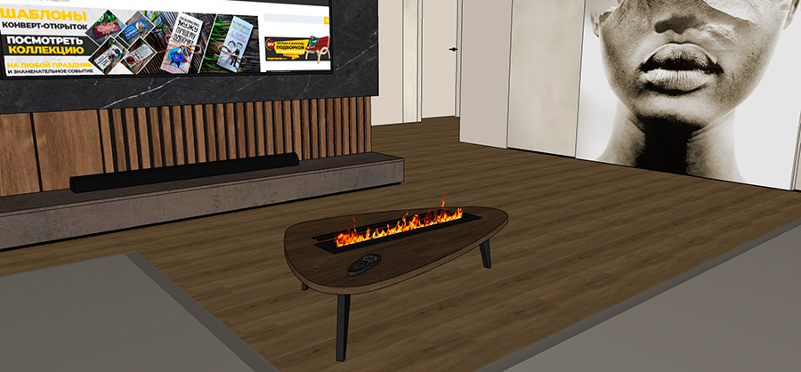 Стол, Биокамин, Чертежи, Схемы, Шаблоны, Своими руками, Заказать, Купить, Для гостиной