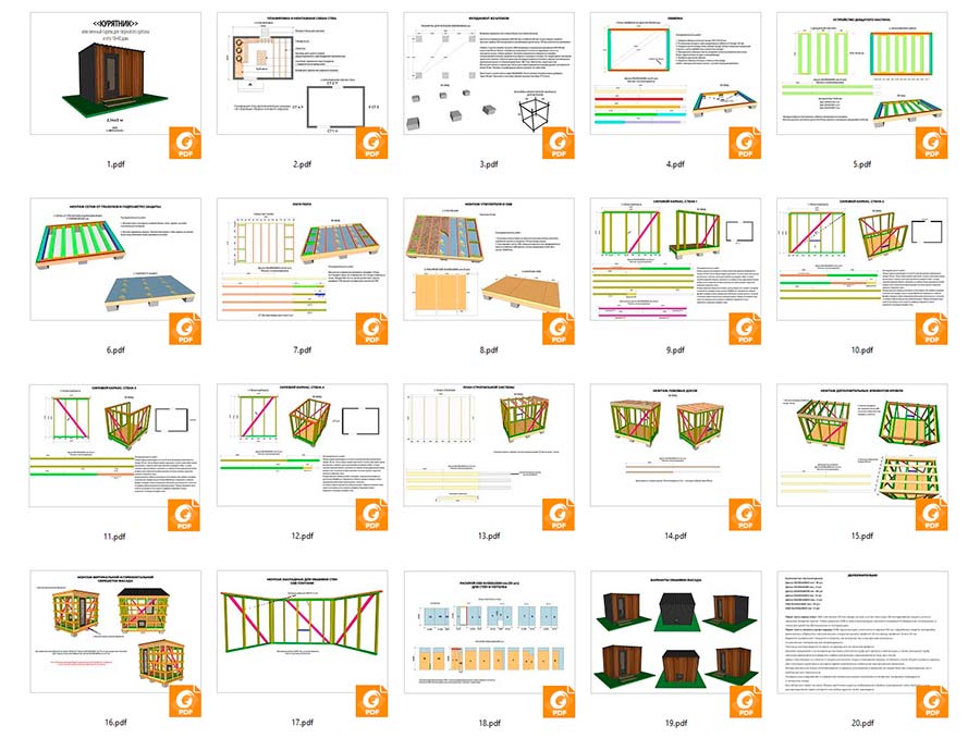 Чертежи, Курятник, Своими руками, Схемы, Каркасный, Из дерева, Доски, Деревянный