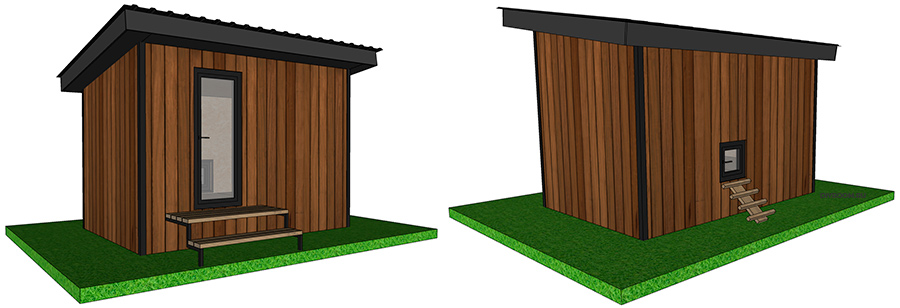 Курятник, Своими руками, Чертежи, Каркасный, Деревянный, Проект, Схема, Кормушка, Бункерная